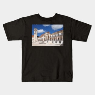 University, Coimbra, Beira Litoral, Centro Region, Portugal, Europe Kids T-Shirt